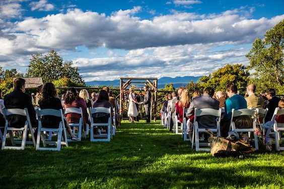 outdoor wedding