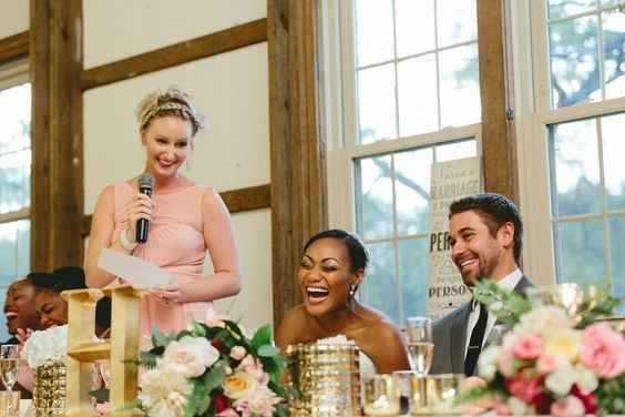 bridesmaid speech