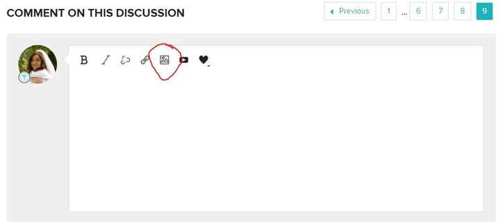 uploading a picture from desktop