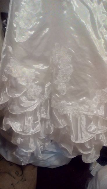 I've gone and bought a second wedding dress.