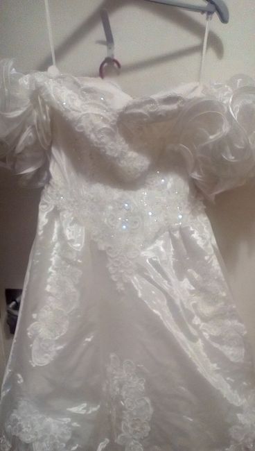 I've gone and bought a second wedding dress.