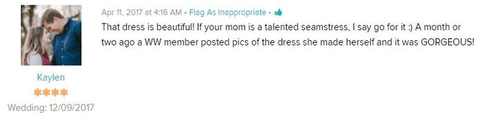 Making my dress?