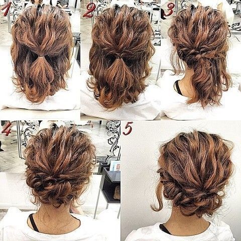 medium bridal hair