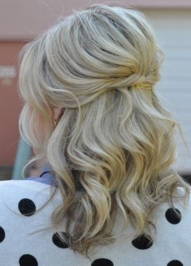 medium bridal hair