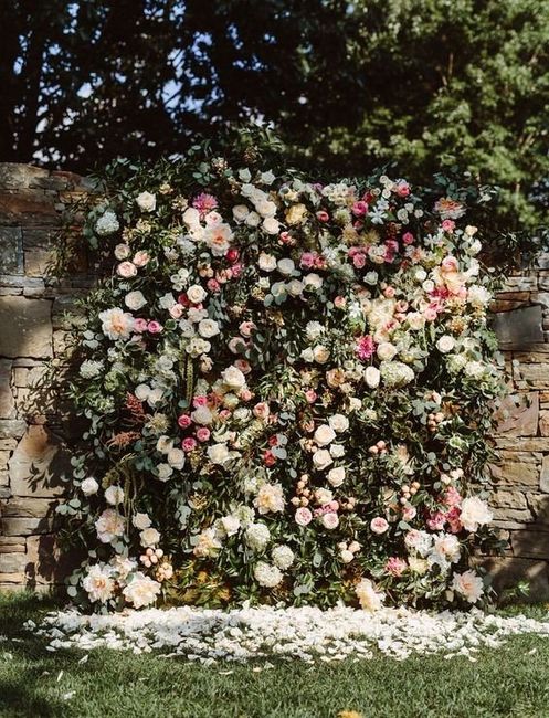 Flower wall