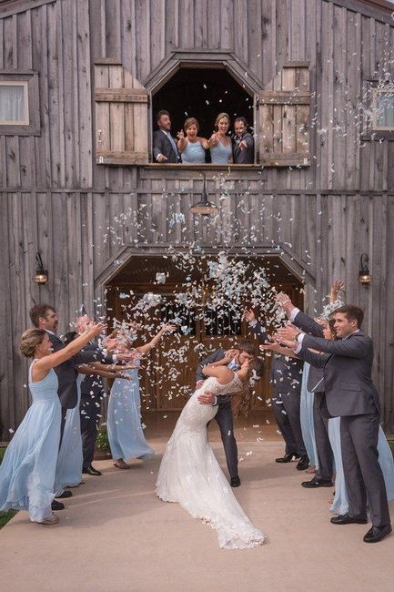 Confetti sendoff