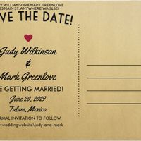 Save the date postcards - 1