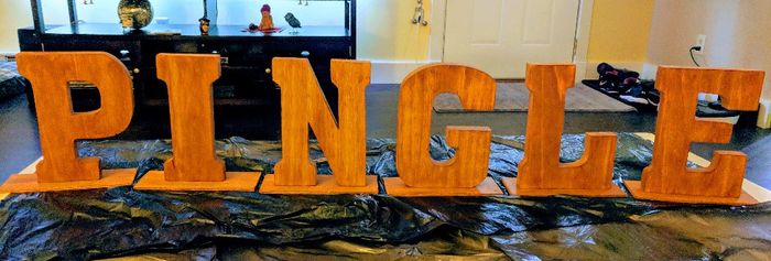 Standing up Wooden Letters - 1