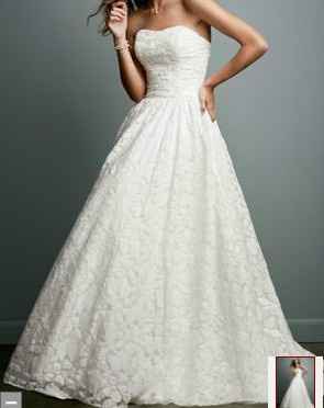 Cardigan with wedding dress