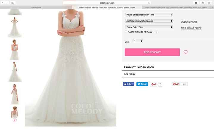 Wedding Dress...online?