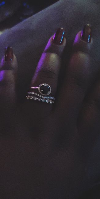 Show me your engagement rings and bands 9