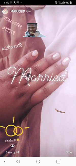 Show me your engagement rings and bands 10