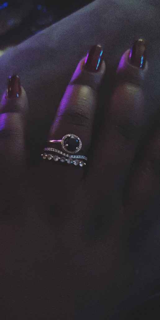 Show me your engagement rings and bands - 1