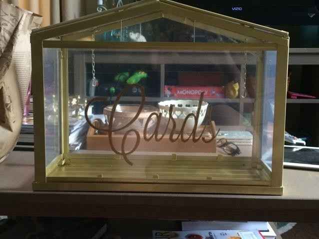 Card box/advice boxes!