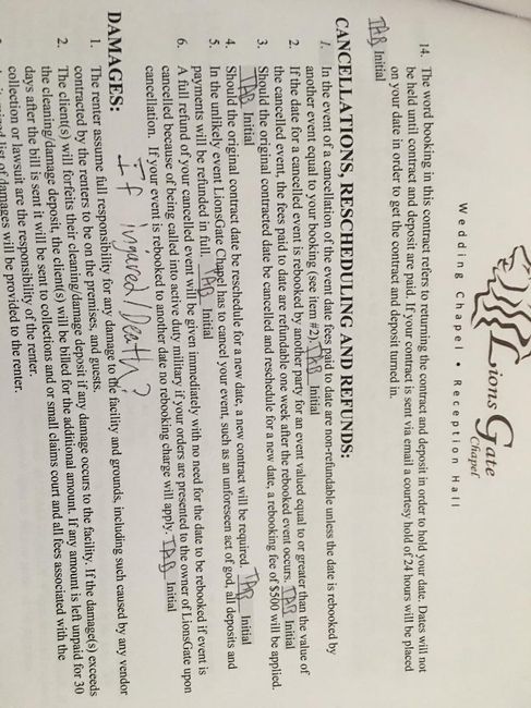 Canceling wedding, no refund or able to move date - 2