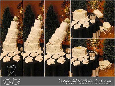 Toppling Wedding Cake