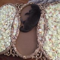 Pretty proud of this wedding project - Ornate gold framed flowers