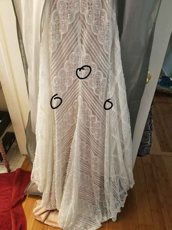 Any ideas on bustle??