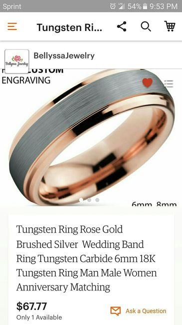 FH wedding band + cute dog pic
