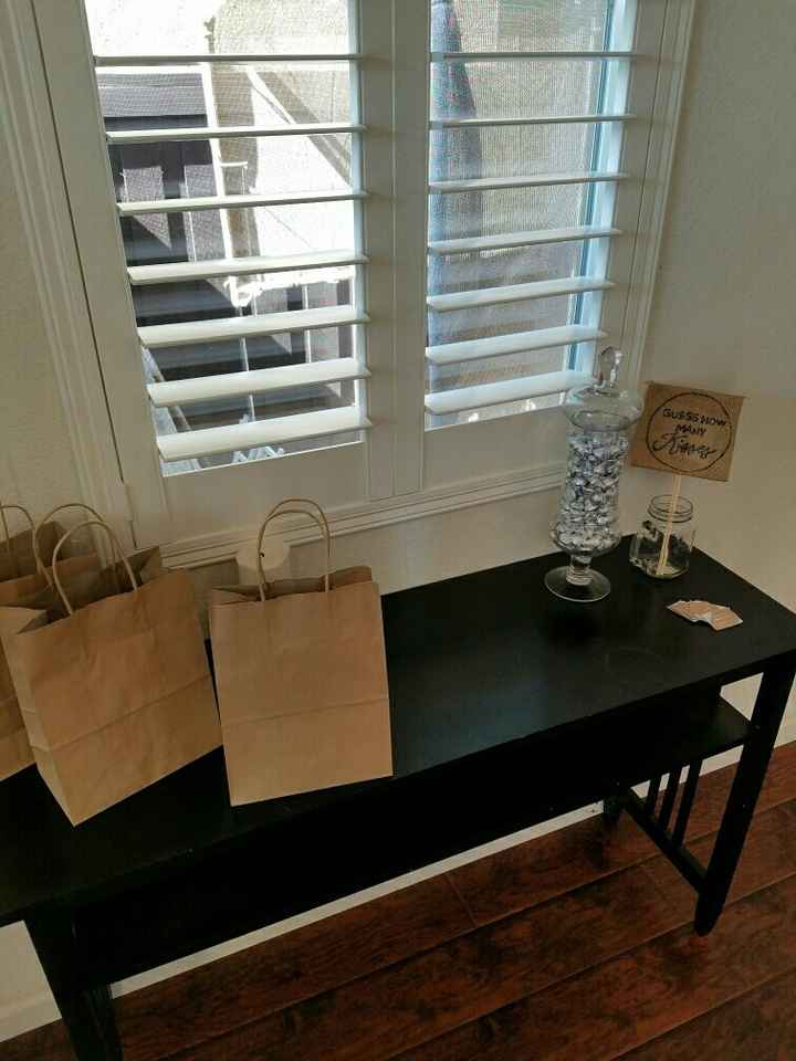 BAS! Super tiny but super fun bridal shower!