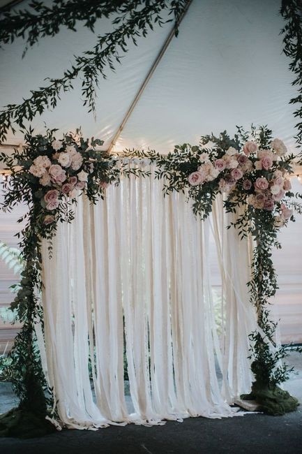 Ideas on how to hide an ugly pole at our ceremony location?? 6