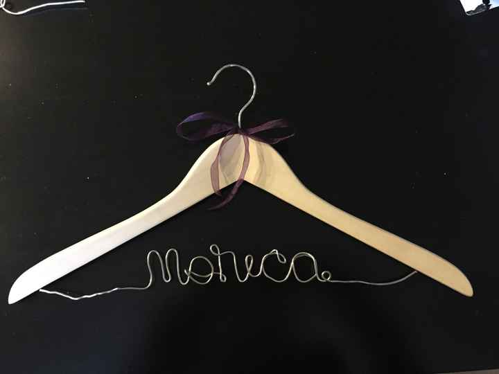 Bridesmaid DIY hangers