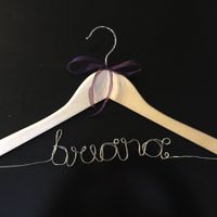 Bridesmaid DIY hangers