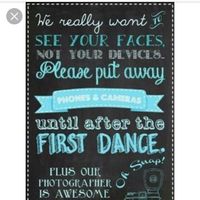 What happens if you *dont* do an unplugged ceremony sign? - 3