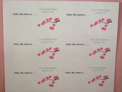 Cherry Blossom Shower - Invites Are Out - Pics - What's The Theme of Your Shower?
