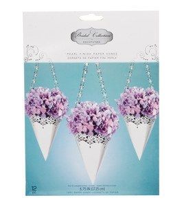 Wedding Cones for Confetti