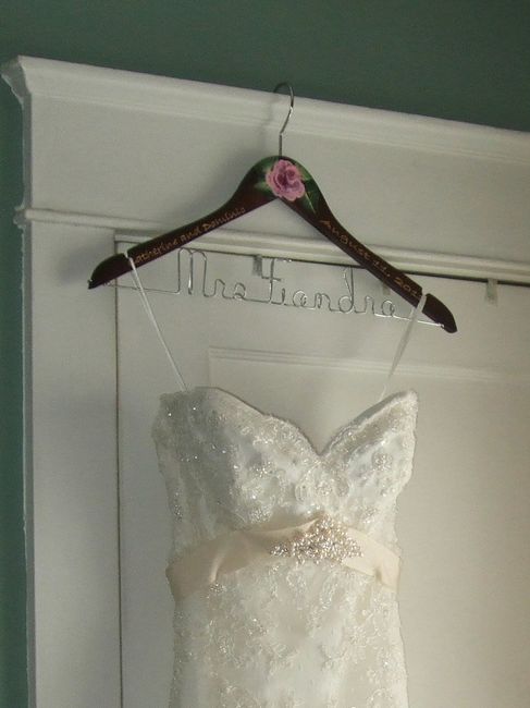 Show me you wedding dress hanger, where did you buy your hanger?