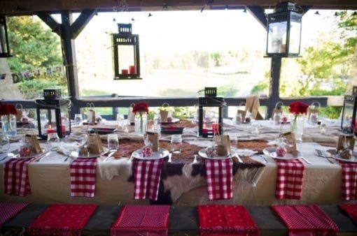 What do you expect to see at a country wedding?
