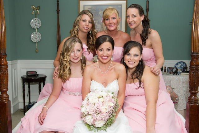 Show me your bridesmaid dresses with your wedding dress!