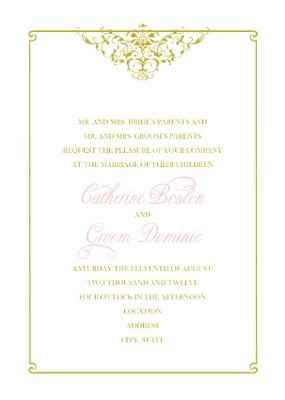 Show me your.....invitations please!