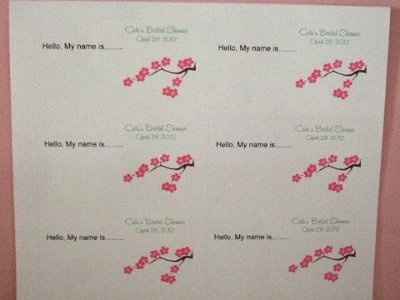 Cherry Blossom Shower - Invites Are Out - Pics - What's The Theme of Your Shower?