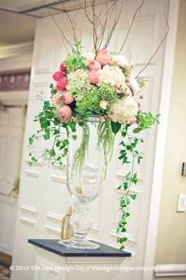 Anyone using really tall vases for centerpieces?