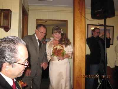 KWR: You   your dad (or the person walking down the aisle)
