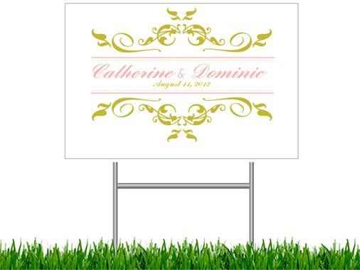 Has anyone ordered a Vistaprint Lawn Sign?