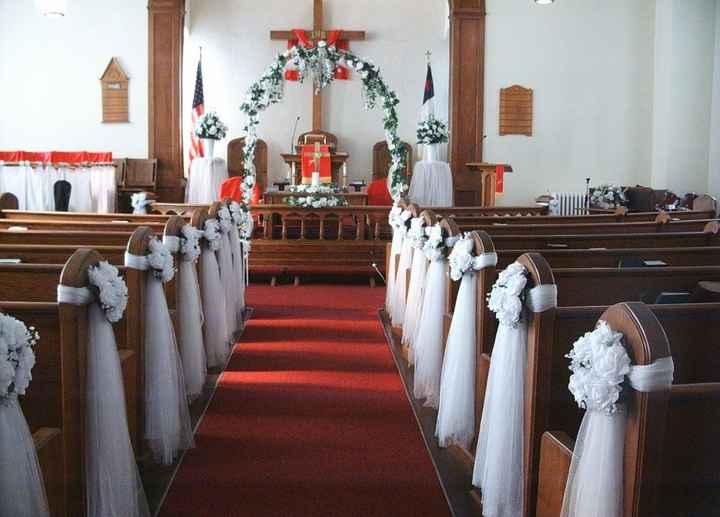 Decorations for a boring church