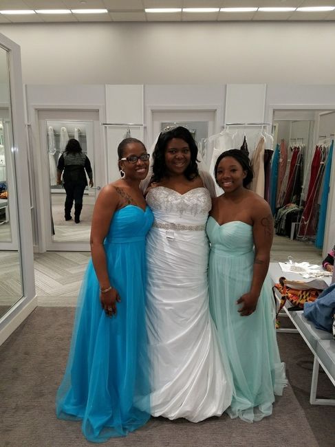 I bought my wedding dress today:)