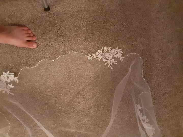 Picked up my veil today. - 2