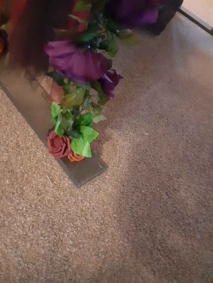 Finished our wedding arch - 4