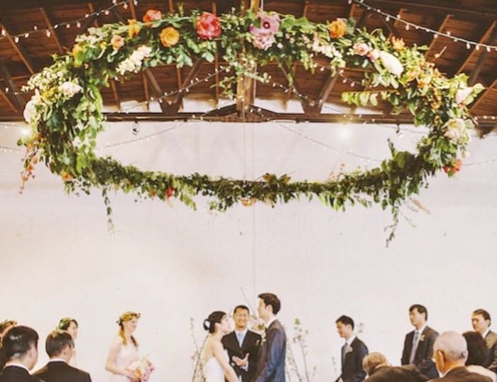 Flower "chandelier"? CHECK!