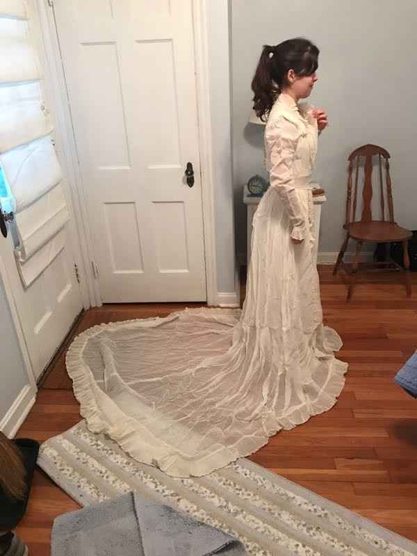 Resources for caring for 74-year-old dress?