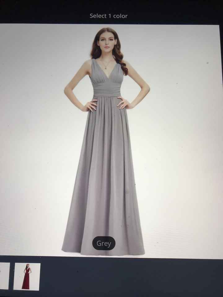 Bridesmaids dresses - 1
