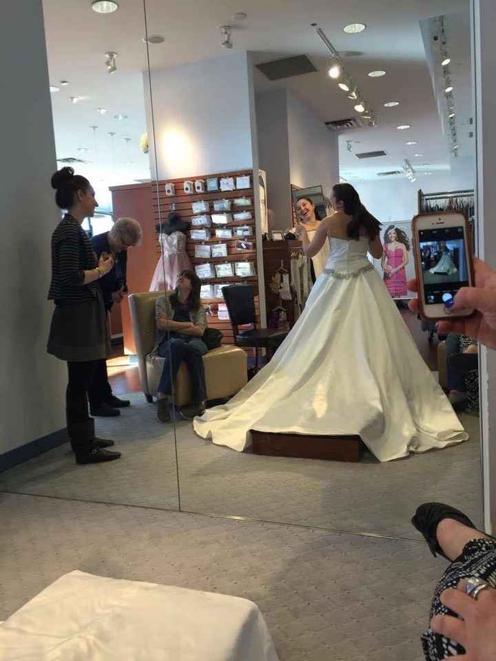 I'm scared of going wedding dress shopping