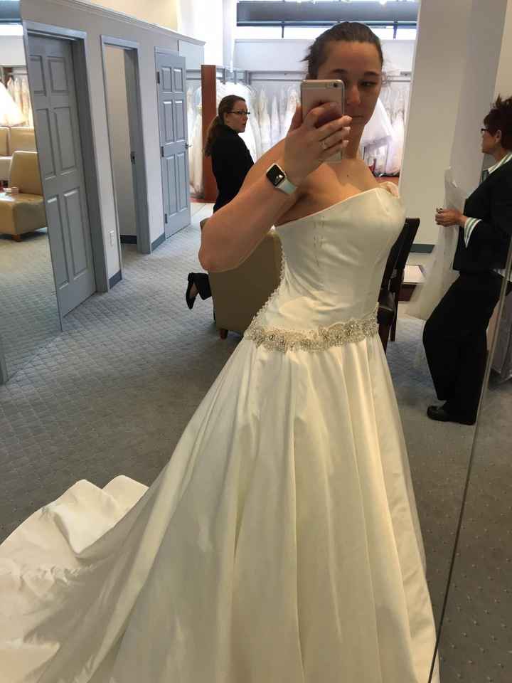 My dress is in...now I want to see yours!