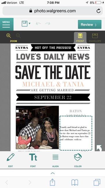  Save the dates - 1