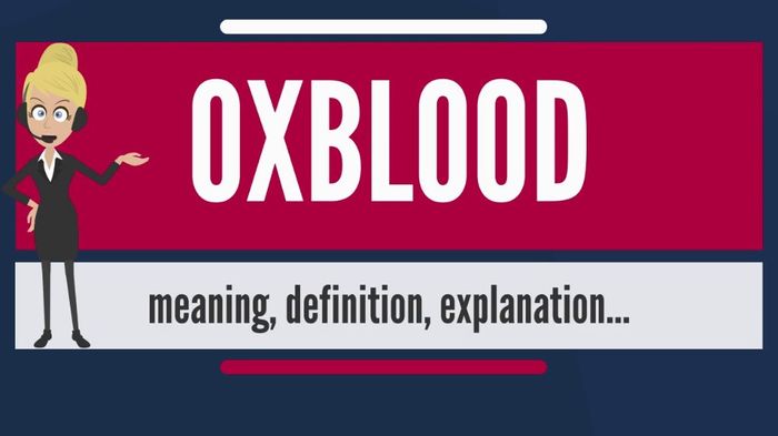 The [star] of the show, Oxblood! 