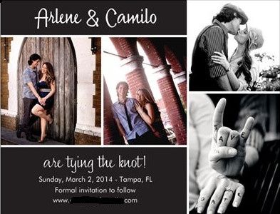 Save-the-date postcards